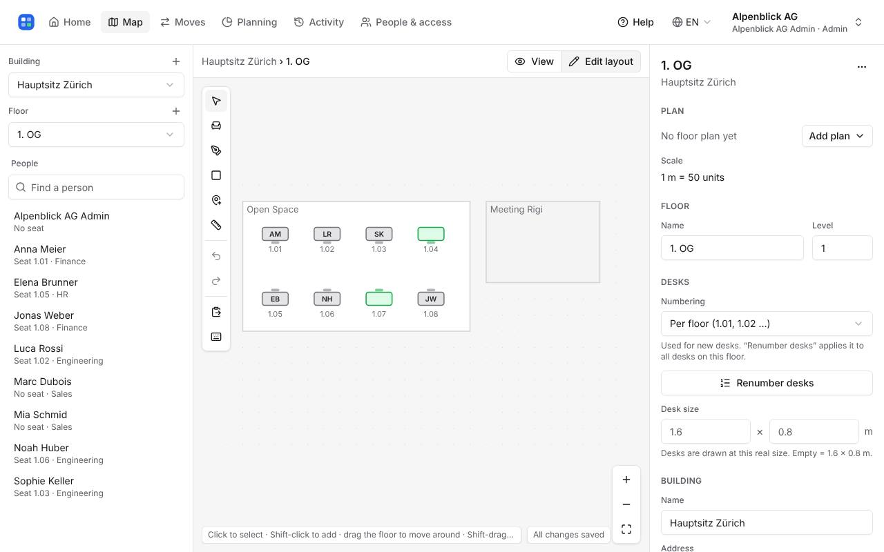 Switch to Edit layout