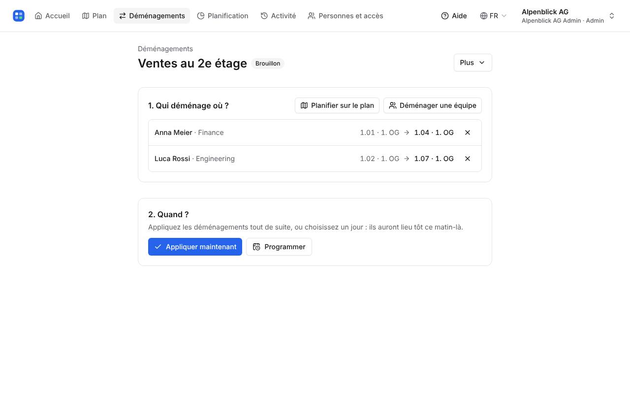 Vérifier et programmer